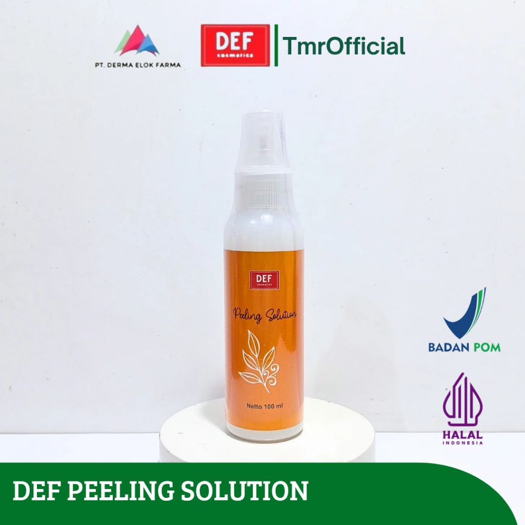 DEF PEELING SOLUTION EXFOLIANT DERMA ELOK FARMASI