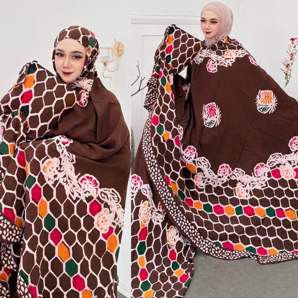 MUKENA BATIK CAP PEKALONGAN - TELEKUNG - MUKENA DEWASA