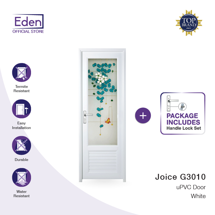 Pintu Kamar Mandi Upvc Eden Joice Upvcd G3010