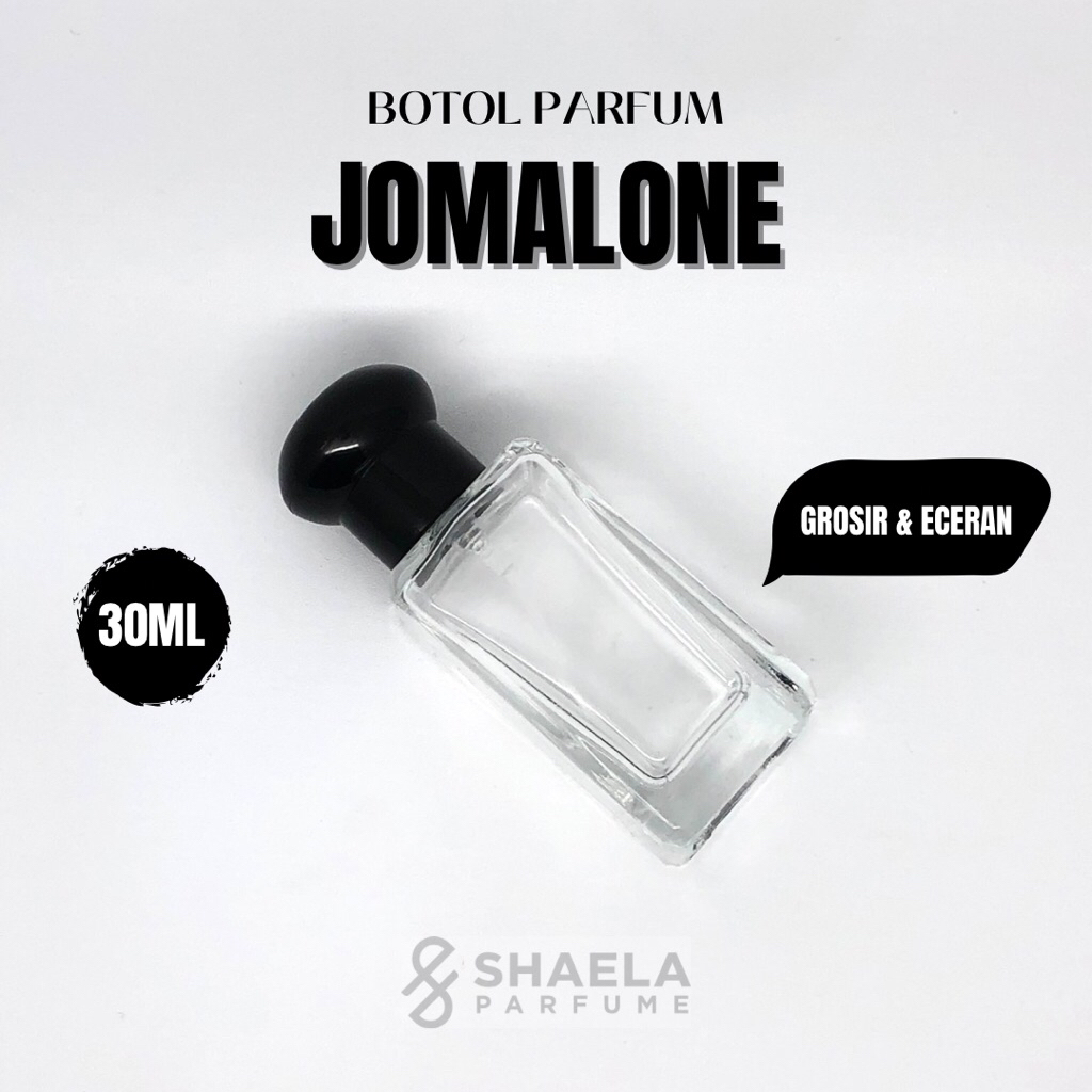 Botol Parfum Simpel Mewah (30ml) Modern Kaca premium