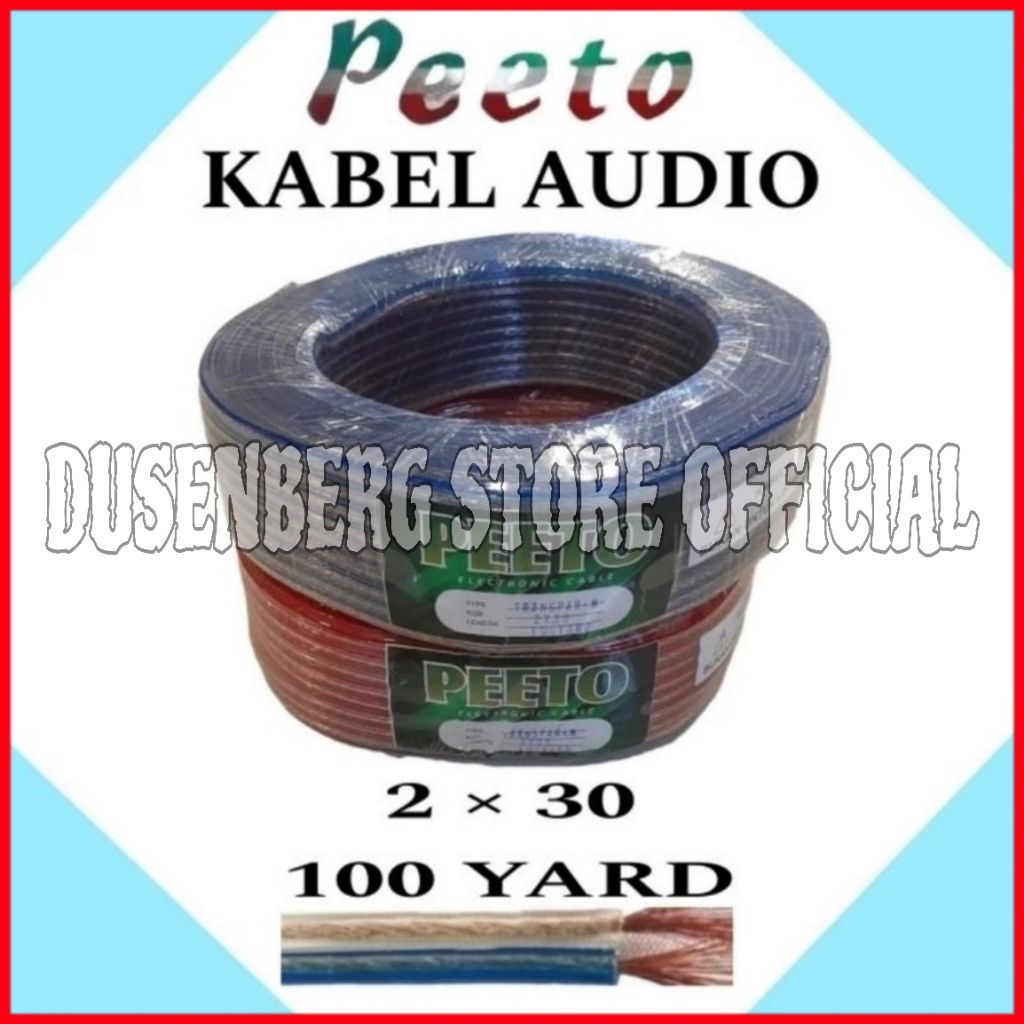 Sale Kabel Merah Hitam 1 Roll 100 Meter Kabel Listrik / Speaker / Led