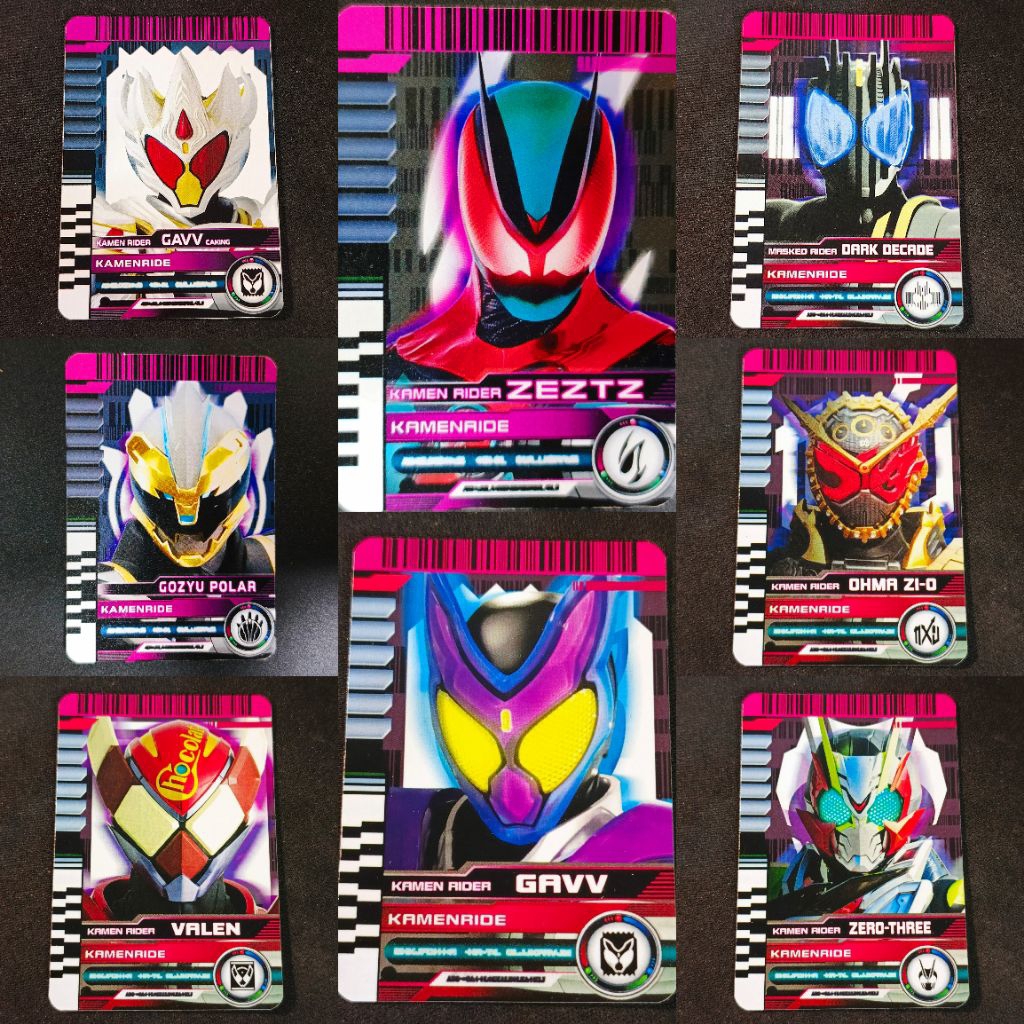 Kustom Ride Card Kamen Rider Zeztz Decade for CSM DX Decadriver (Recast) Non Bandai Bootleg Kartu Ma