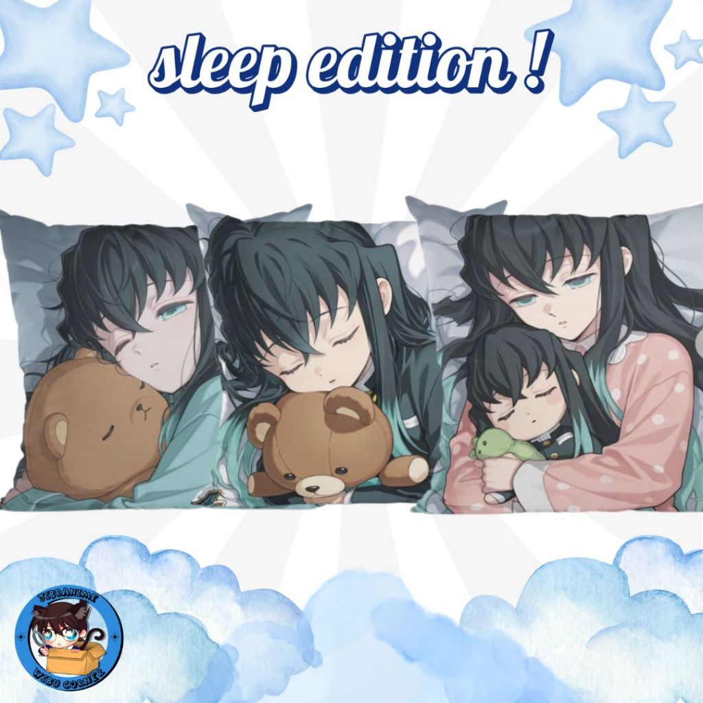 SLEEP EDITION  BANTAL MUICHIRO / PILLOW KIMETSU NO YAIBA MUICHIRO