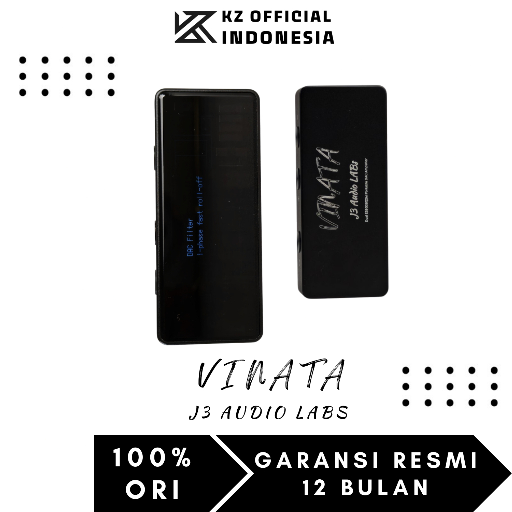 J3 Audio Labs Vinata Fully Balanced Portable USB DAC AMPs Dual DAC ES9038Q2M Dual AMP ES9063Q