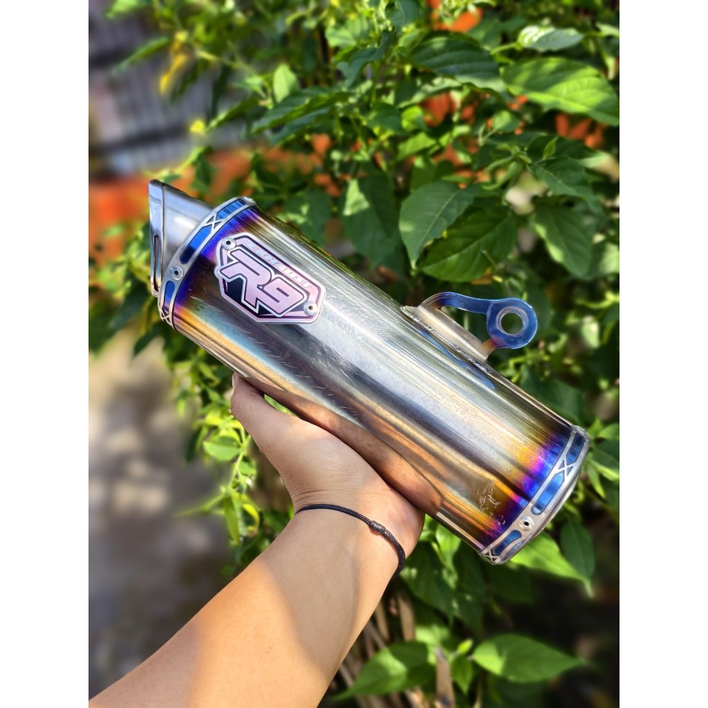 Knalpot Racing R9 Falcon Titanium R15 V3/V4/XSR/MT15