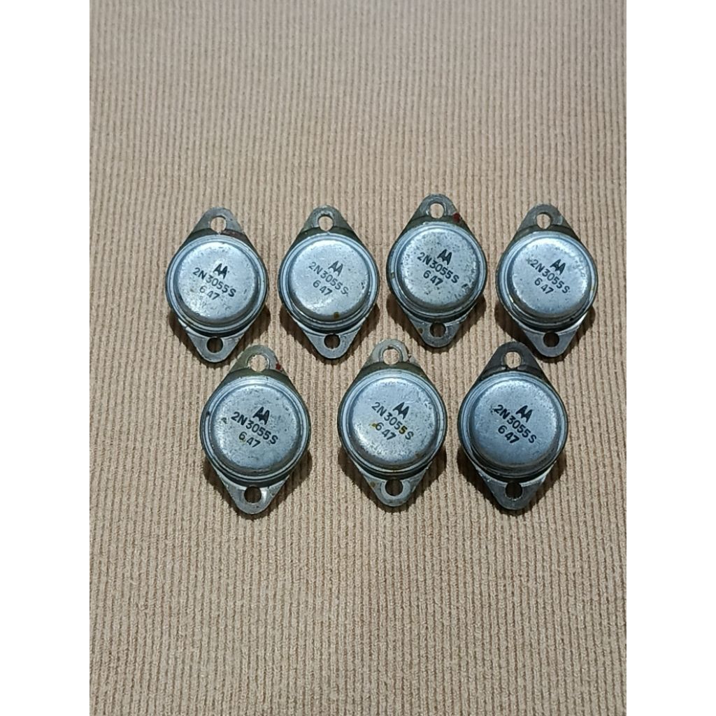 Jtterang Transistor Npn 2N3055 Original Motorola Body Alumunium