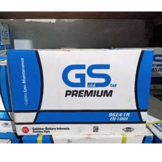 aki basah n100 gs goldstar premium 12v 100ah untuk taft, genset