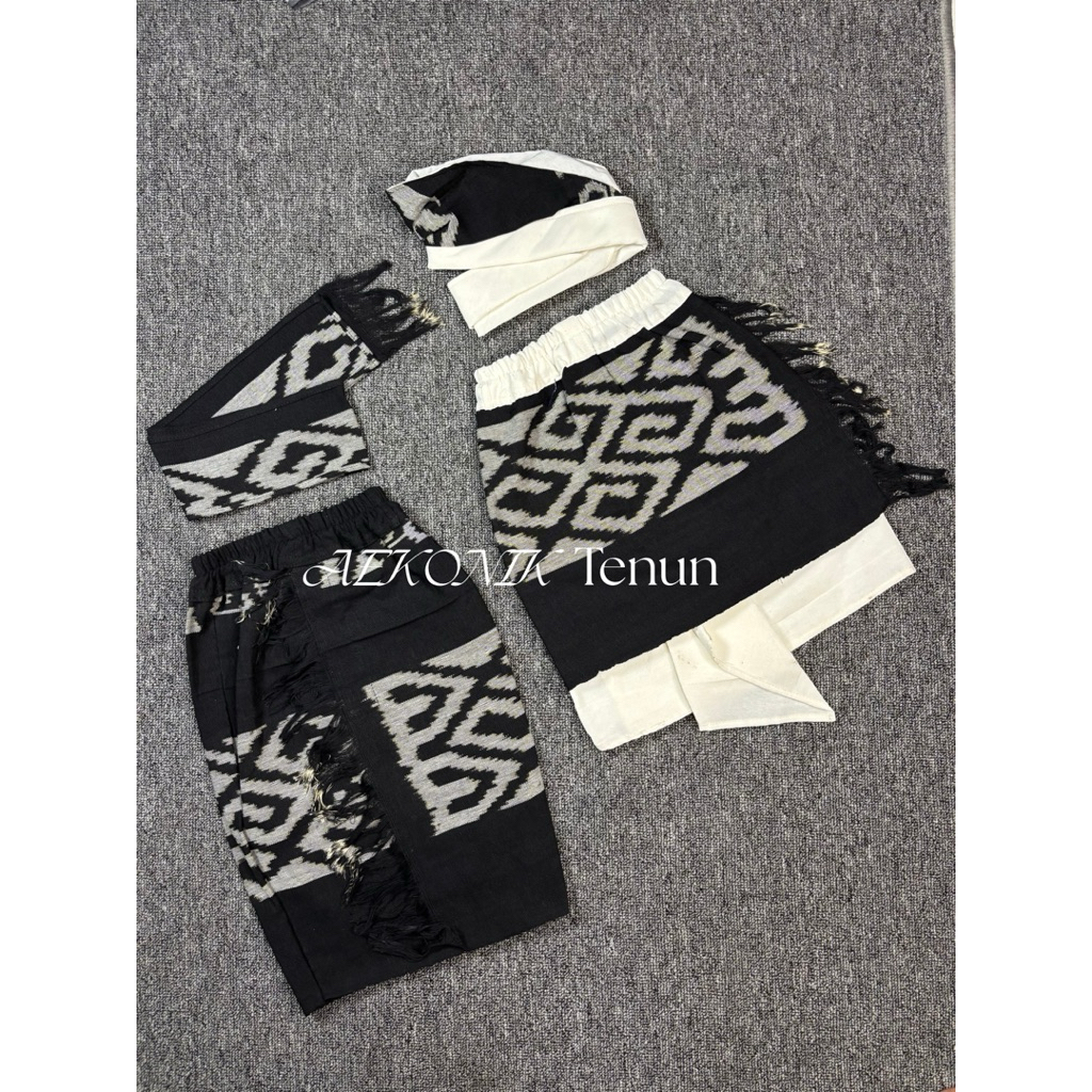 Ready Set Couple Kamen Anak//Set Couple Blanket Anak Jadi//Set Busana Adat Anak Bali//Set Kamen Anak