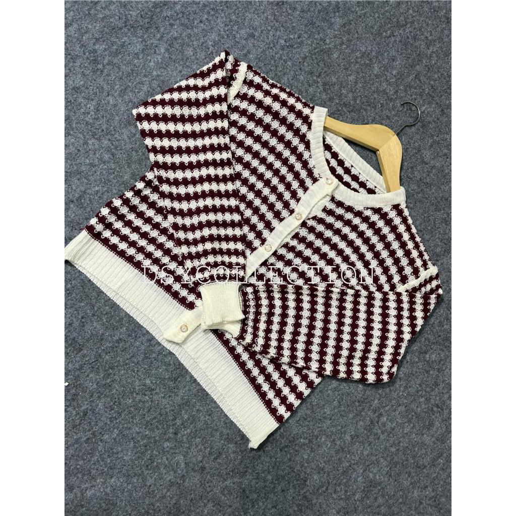 Cardigan Rajut Wanita Korea Cardigan Rajut Panjang Wanita Premium Baju Rajut Wanita Lengan Panjang