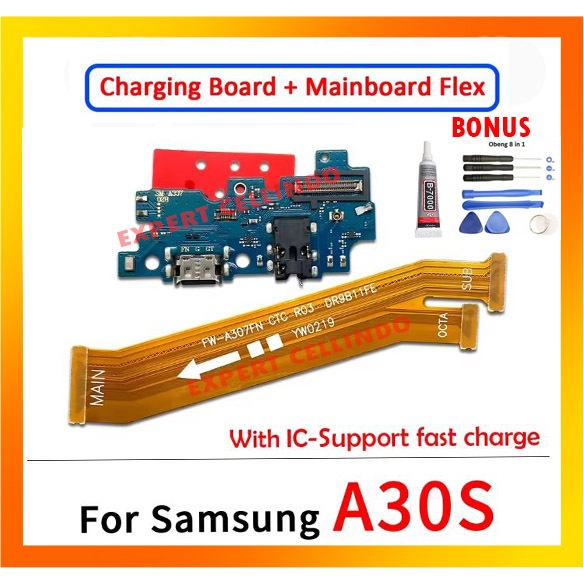 Paket Flexible UI Board + Flexible Cas Main Board Samsung A30s A307