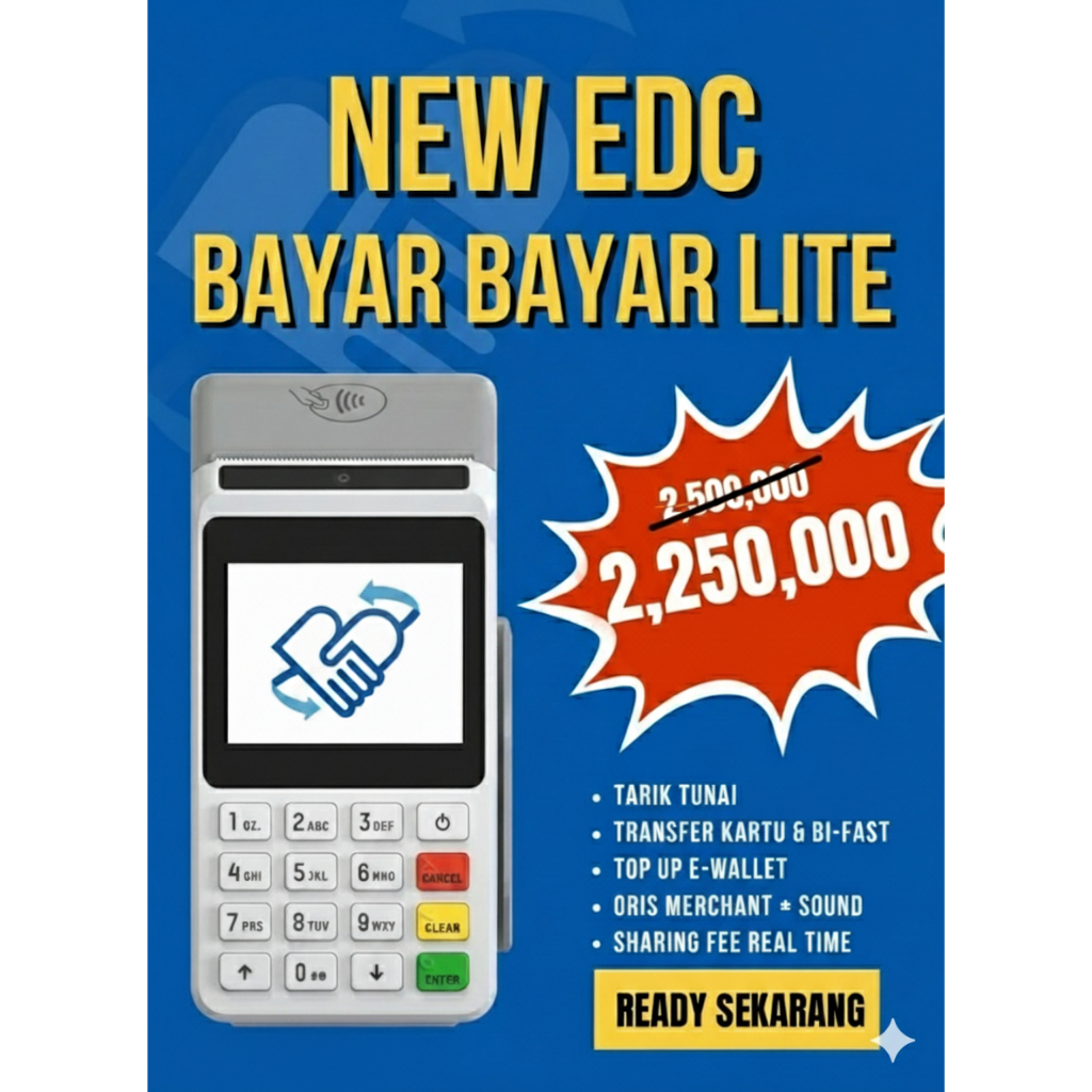 MINI ATM SEMUA BANK TOPWISE M3P MESIN EDC