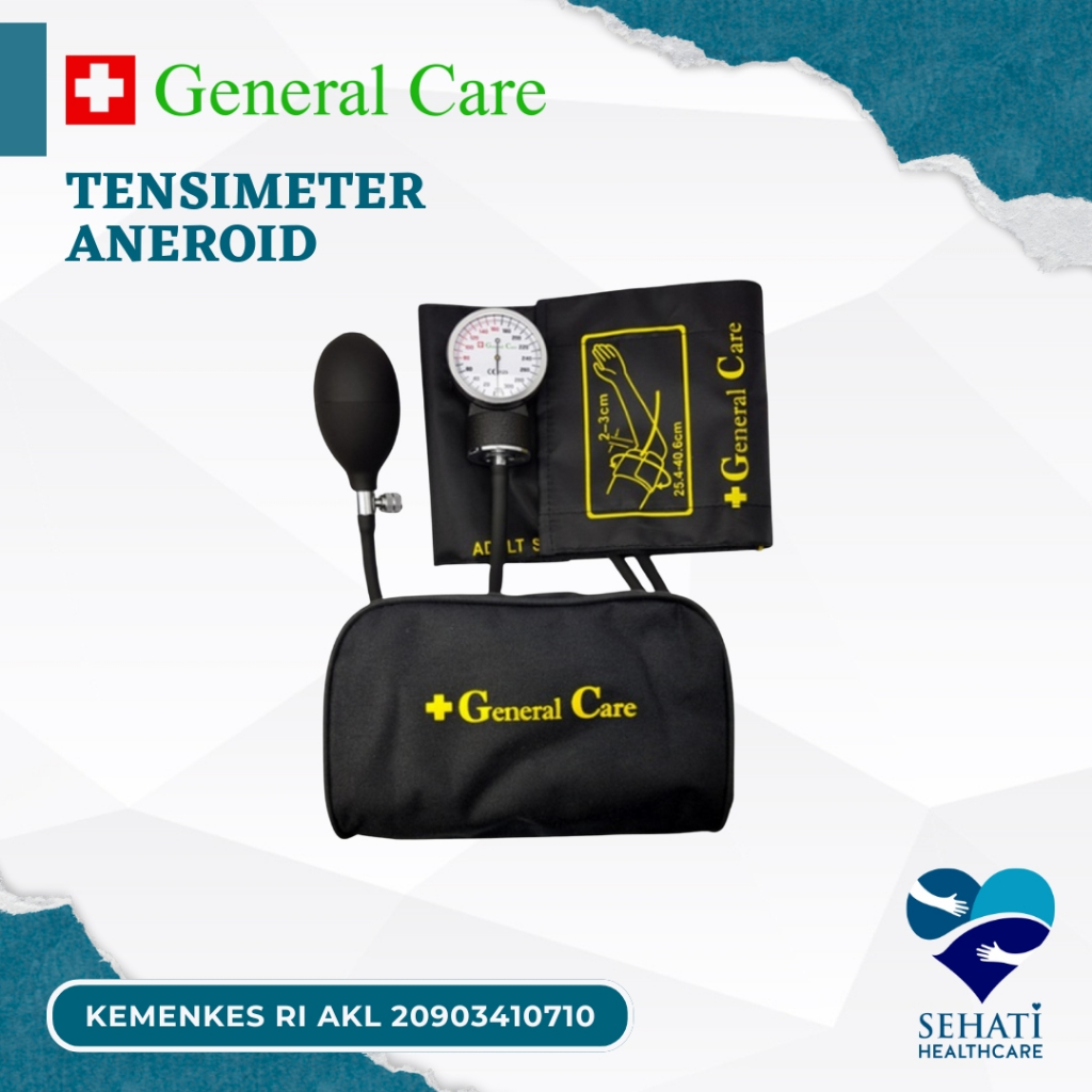General Care Tensimeter Aneroid Alat Ukur Tekanan Darah Tensi Jarum Manual Kesehatan
