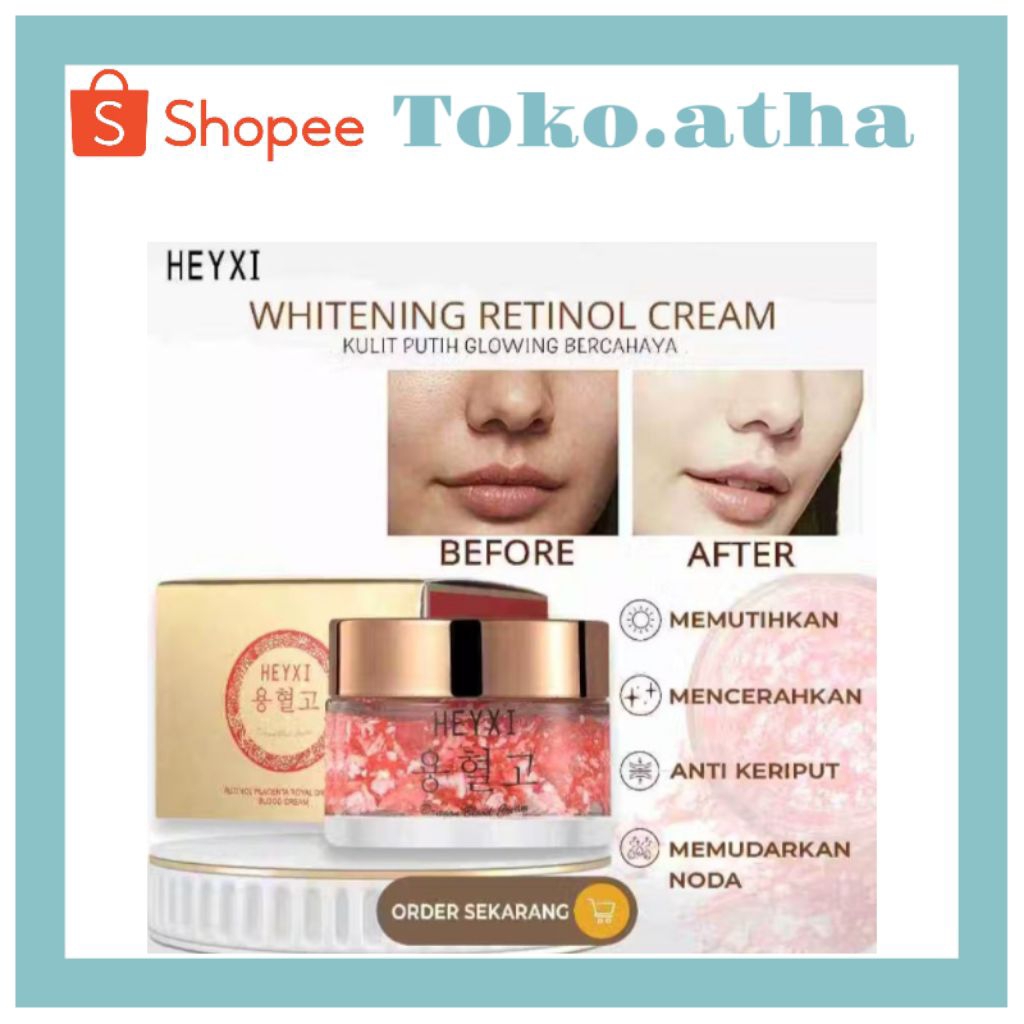 [langsung kirim] Heyxi retinol cream glowing anti aging BPOM
