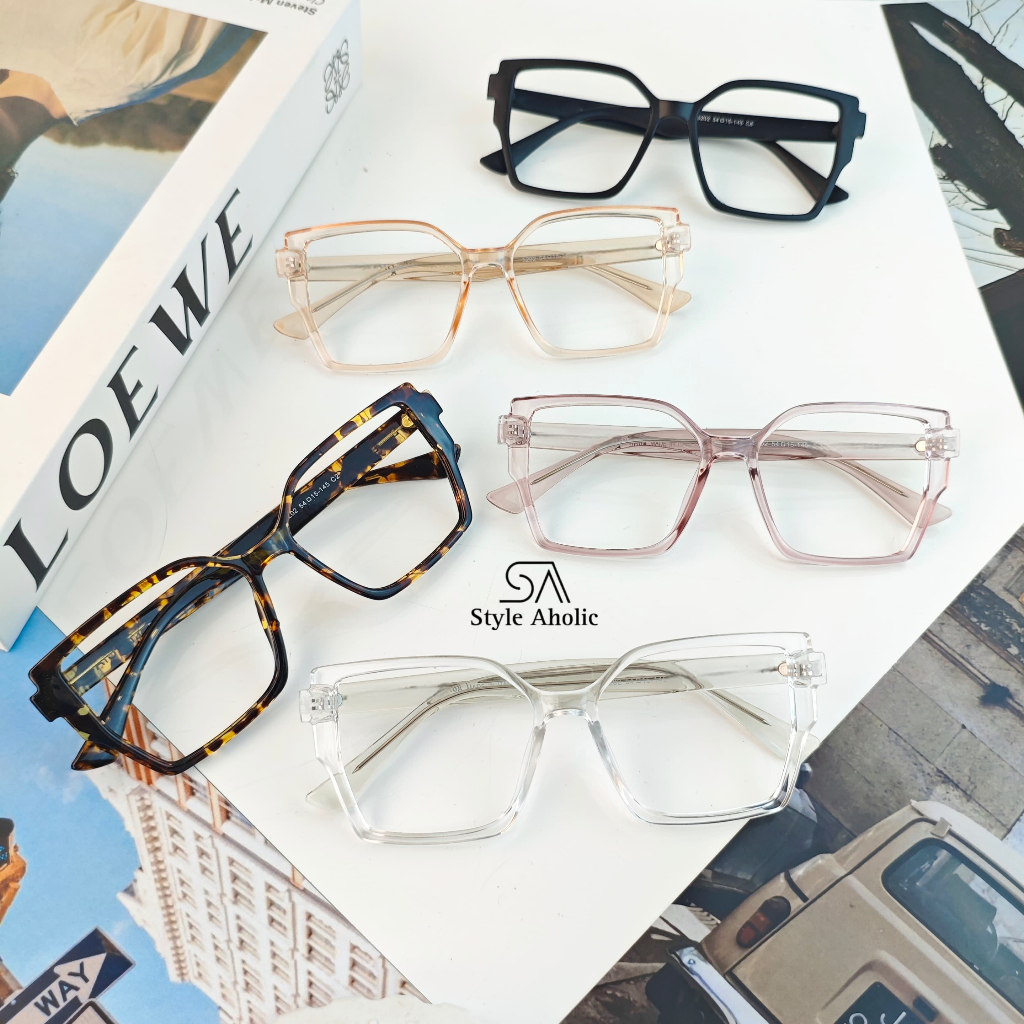 Kacamata Wanita Kacamata Kotak Kacamata Tebal Kacamata Minus Frame KODE:5726