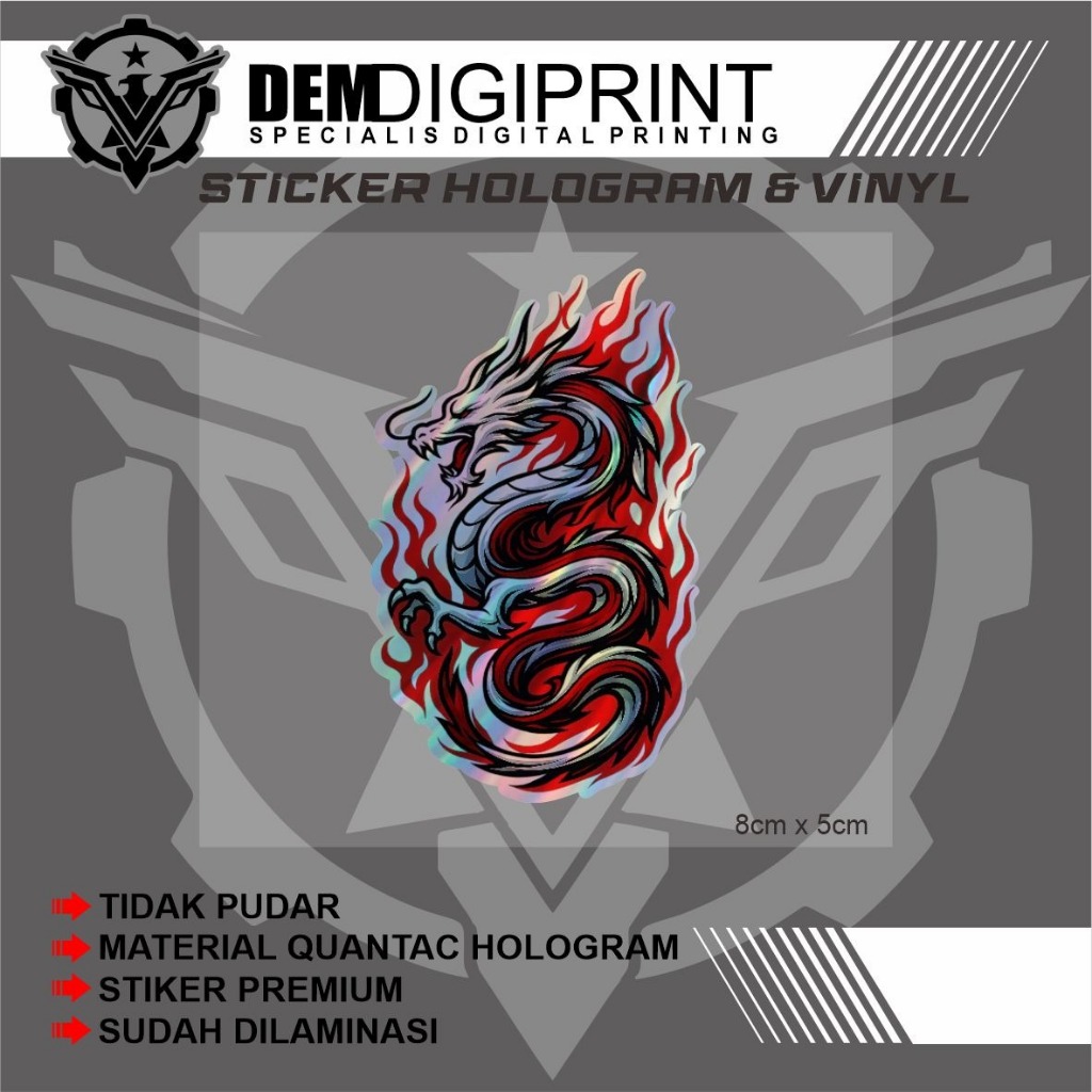 

Stiker printing hologram naga,stiker naga hologram premium