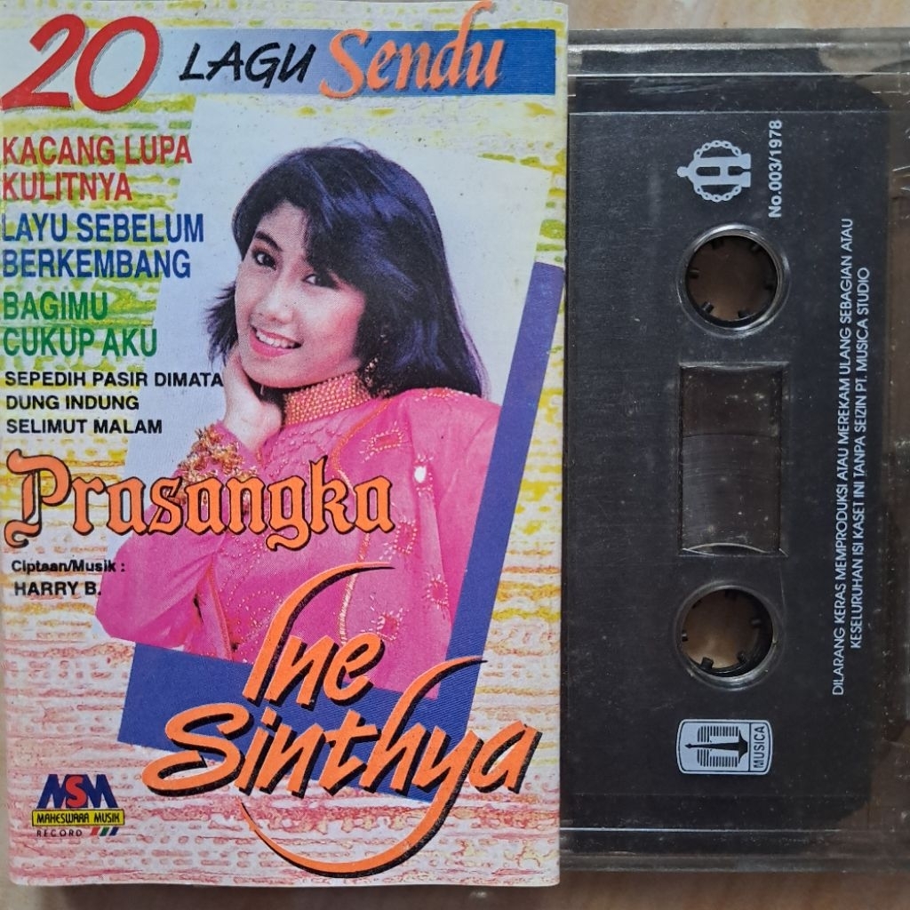 Kaset Dangdut Ine Sinthya Album Prasangka