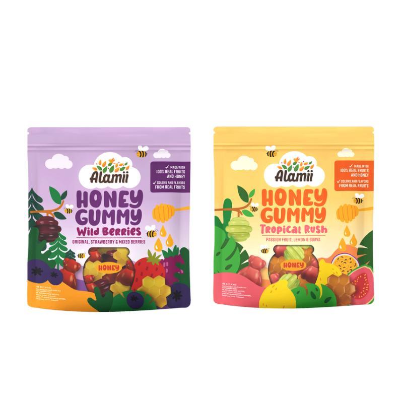 

Alamii Honey Gummy - gummy dengan 100% buah dan madu asli