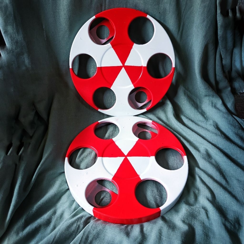 DOP TRUK MODEL DONAT BAHAN PLAT BESI (Harga 2 pcs)