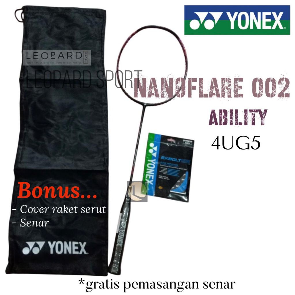 Raket Badminton Yonex Nanoflare 002 Ability / Raket Nanoflare Ability