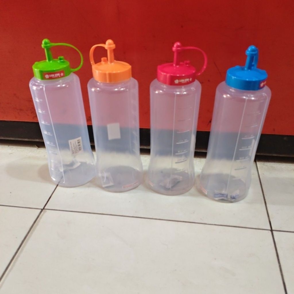 Botol saus 1000 ml lionstar / botol kecap