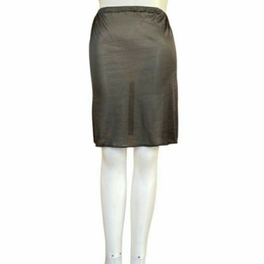 Rok Mini Skirt Tipis Transparan Sleepwear Hitam