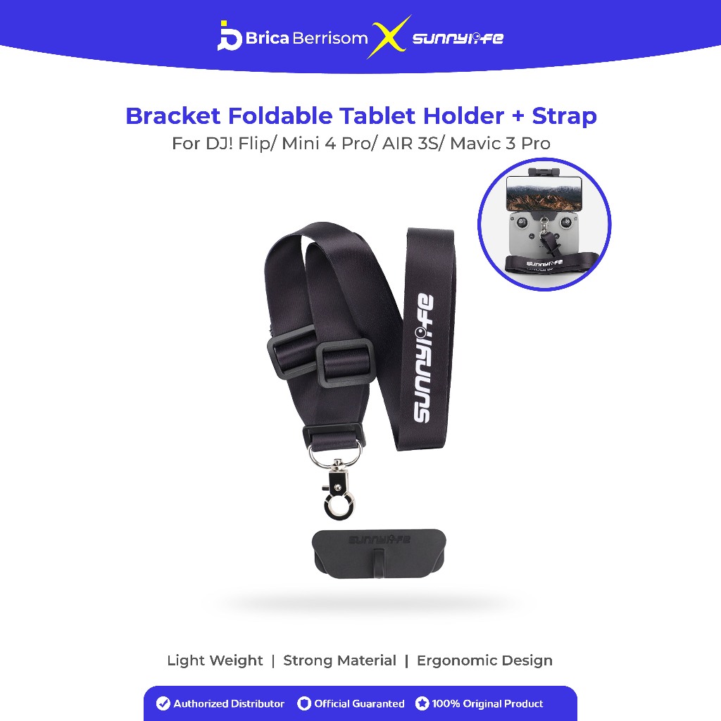 SUNNYLIFE Controller Hook Bracket With Neck Strap For DJI Neo / RC-N3 / RC-N2 / RC-N1 / Mini 3 / Min