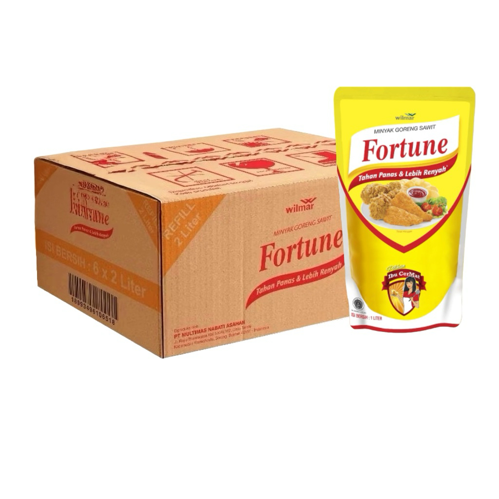 Fortune 1 Liter Dus Isi 12 Pouch