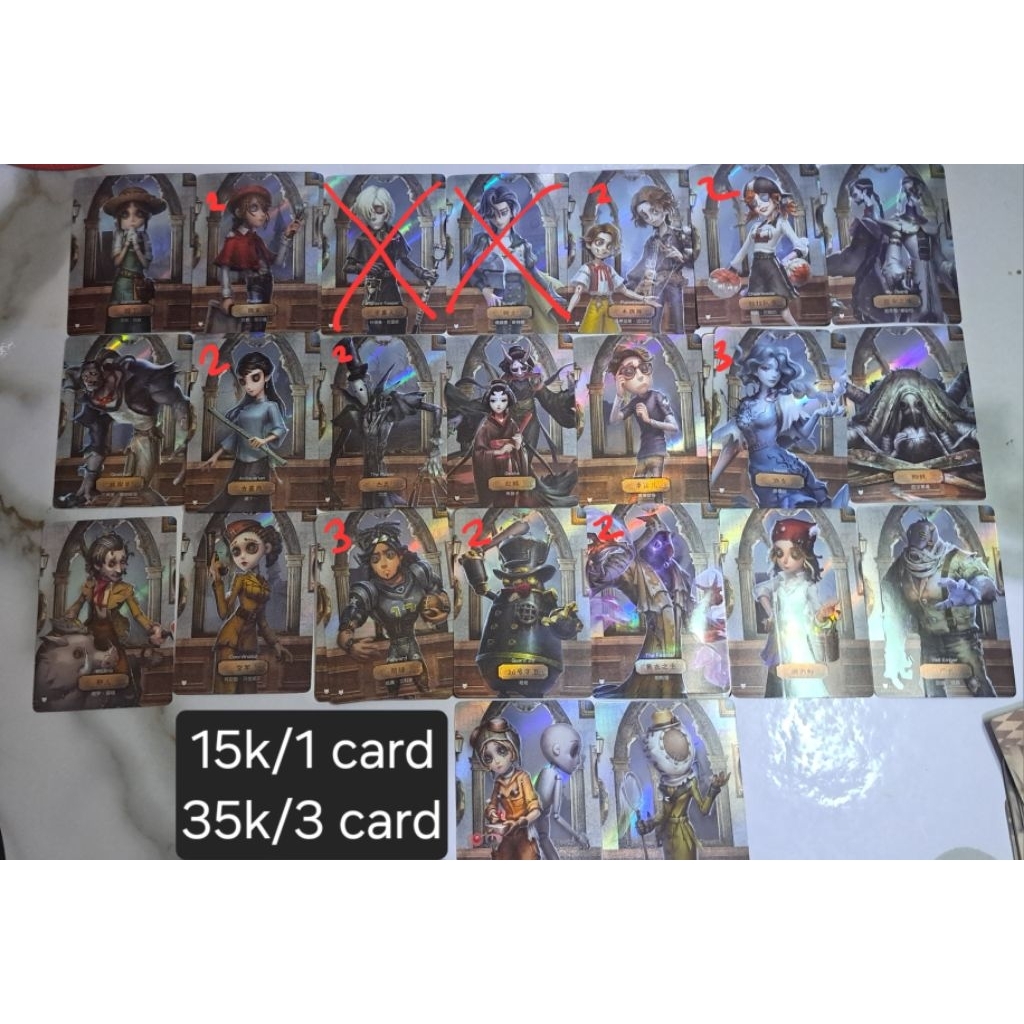 shining soul identityV card vol 3 (part1)