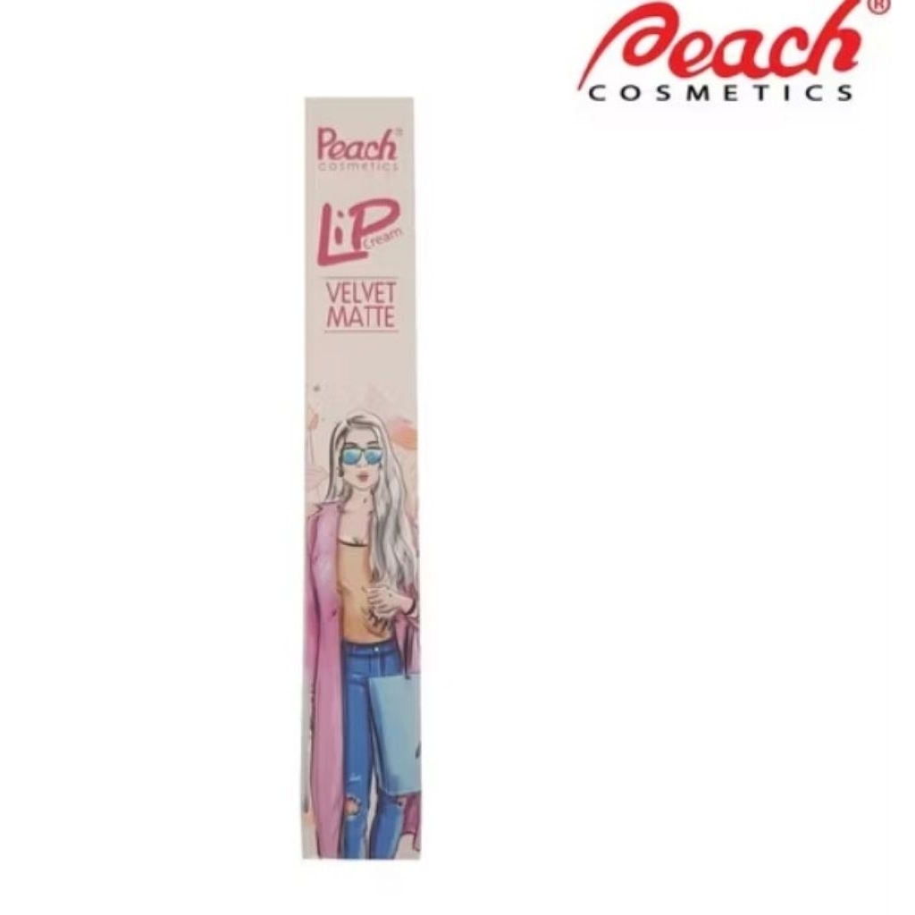 Peach lip cream Velvet matte