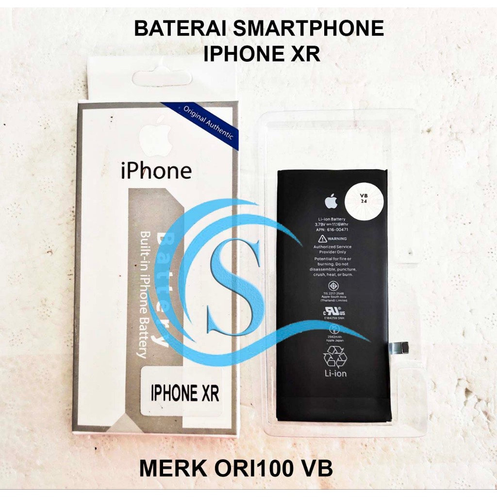 Baterai Iphone XR Kualitas Segel VB