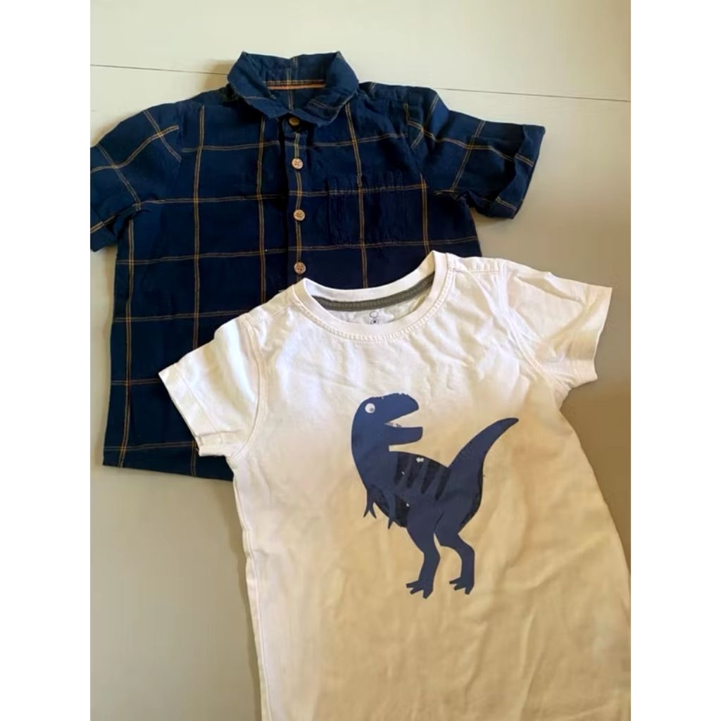 set kemeja mothercare preloved