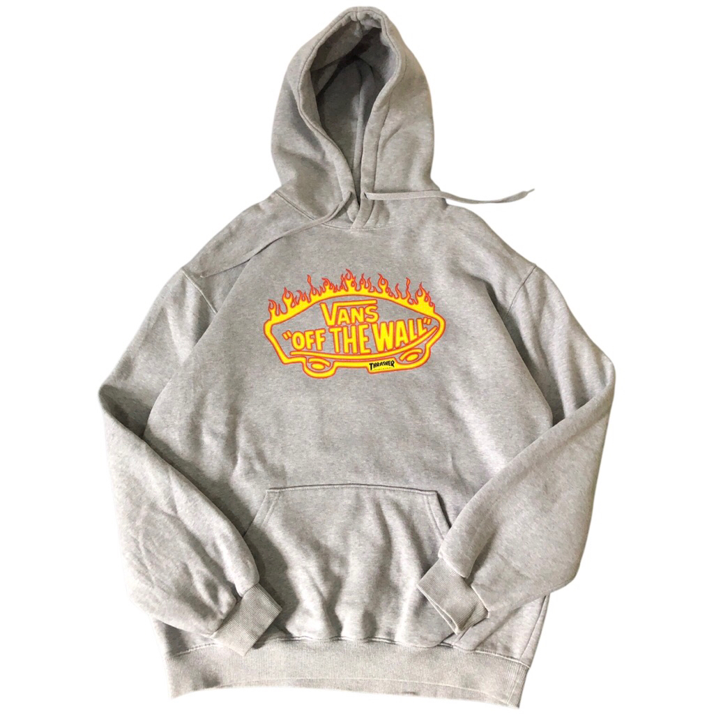 Thrasher x Vans Hoodie - Gray