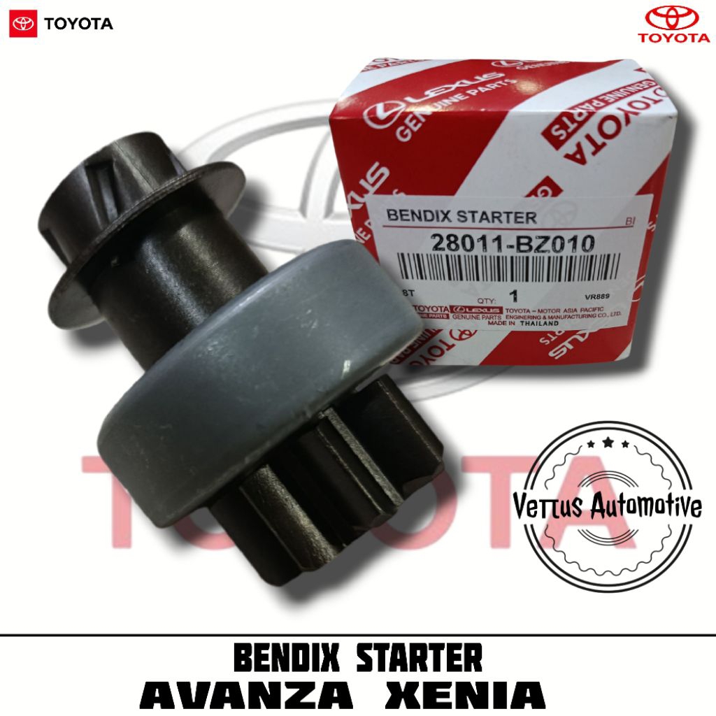 Bendix Starter Avanza Xenia kijang 5K gigi 8T - Bendik stater Avanza Xenia Kijang 5K gigi 8T Origina