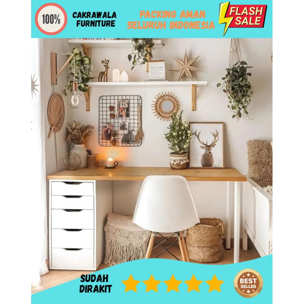 Meja Belajar minimalis Meja komputer