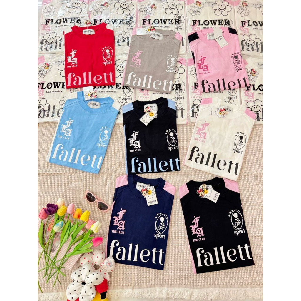 KAOS FLOWER - NEW MODEL FALLET OVERSIZE TSHIRT