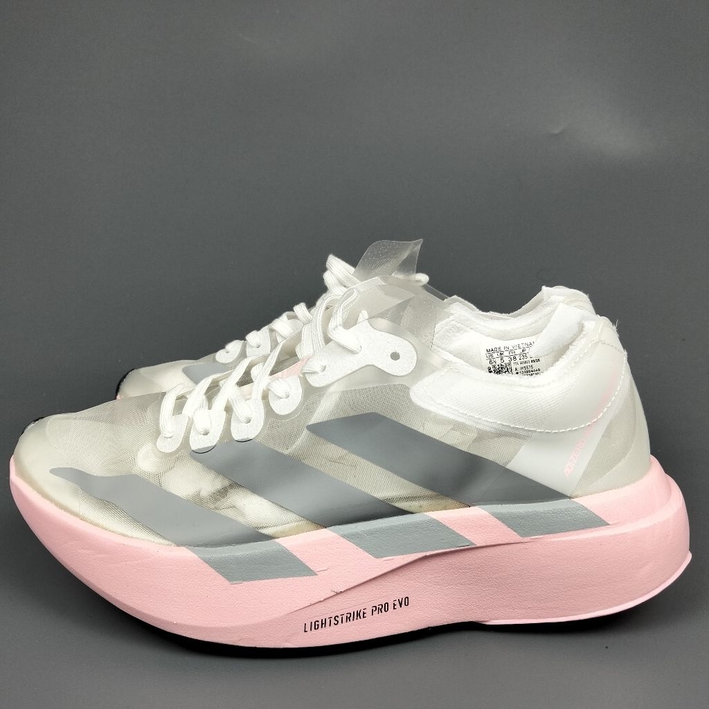 Adidas Adizero Evo 1 white grey pink