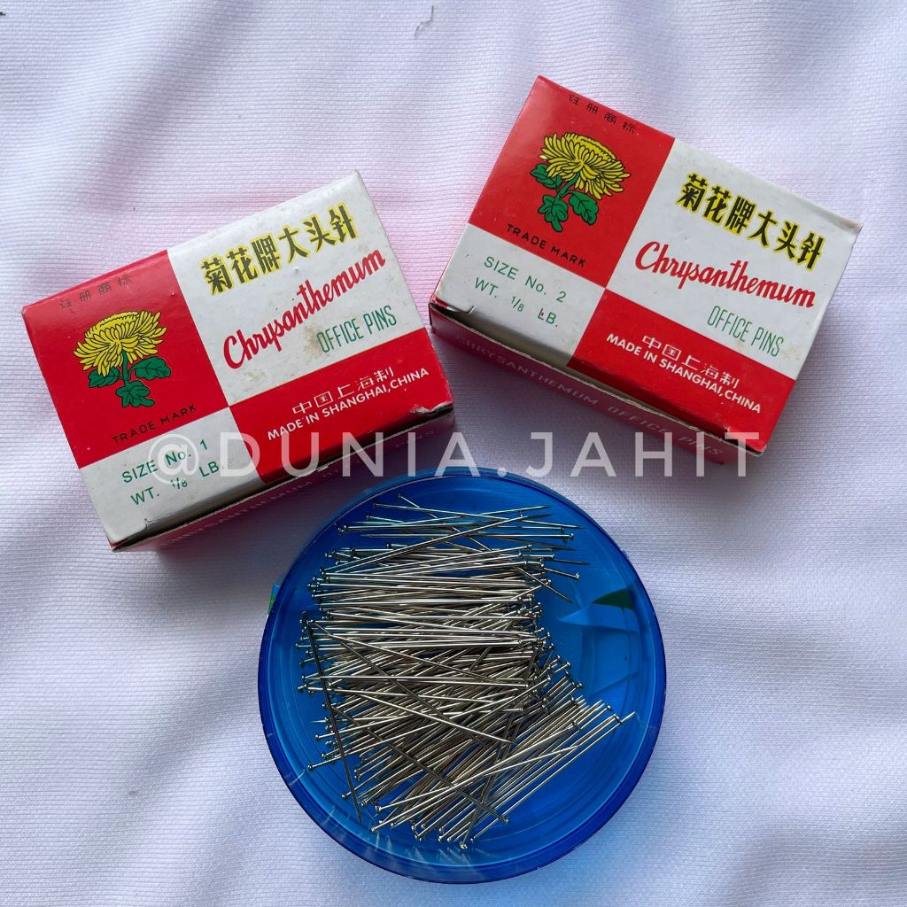 Jarum Seruni / Jarum Paku Polos / Jarum Paku Hijab Serbaguna