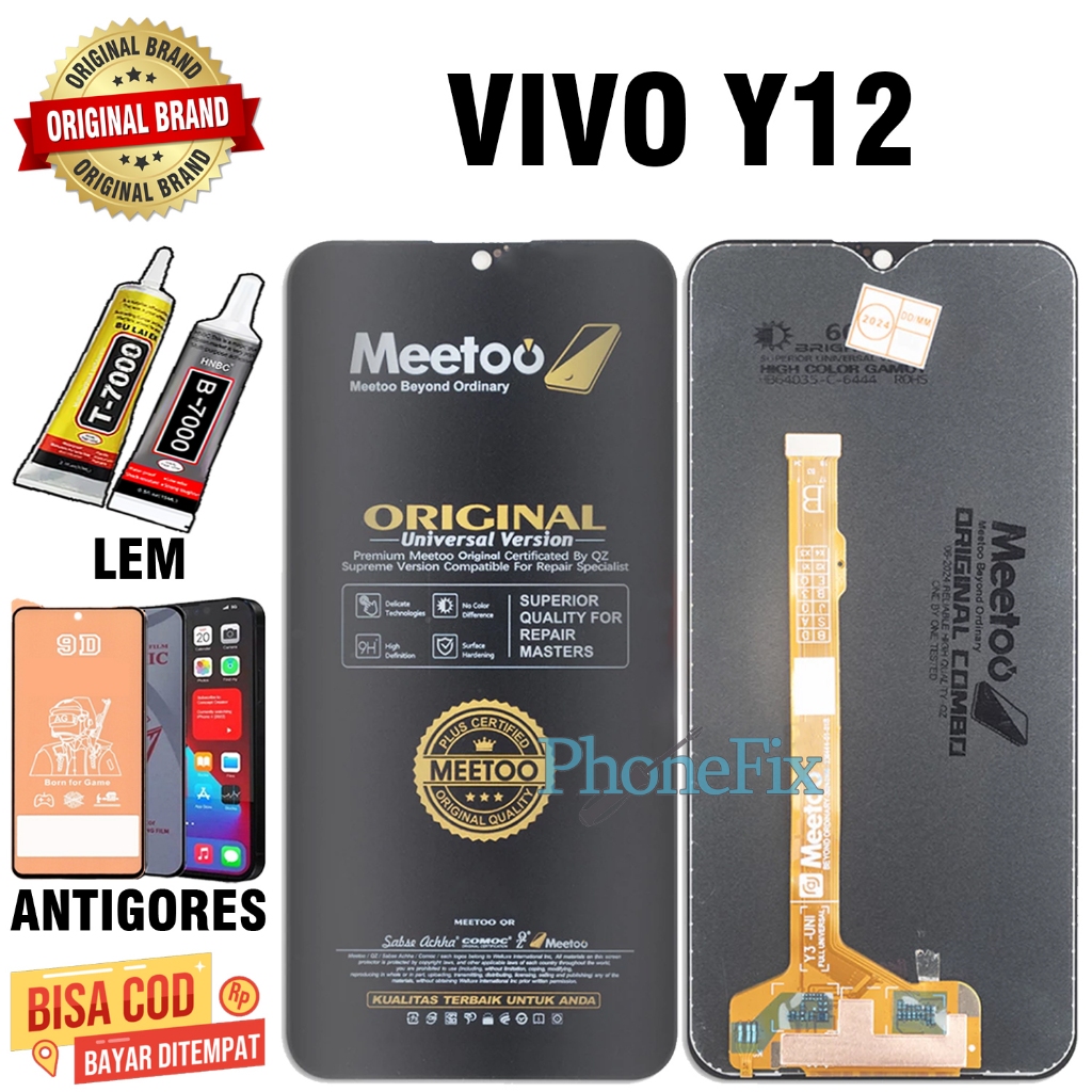 Lcd Touchscreen VIVO Y12 Original Fullset Lcd Vivo Y12 OEM Quality