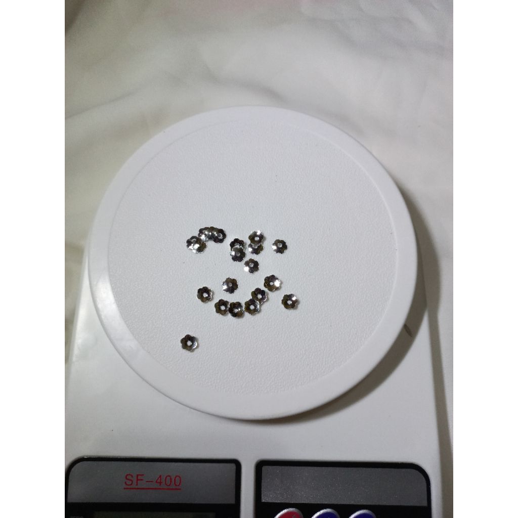 ramboci piringan bunga cup silver