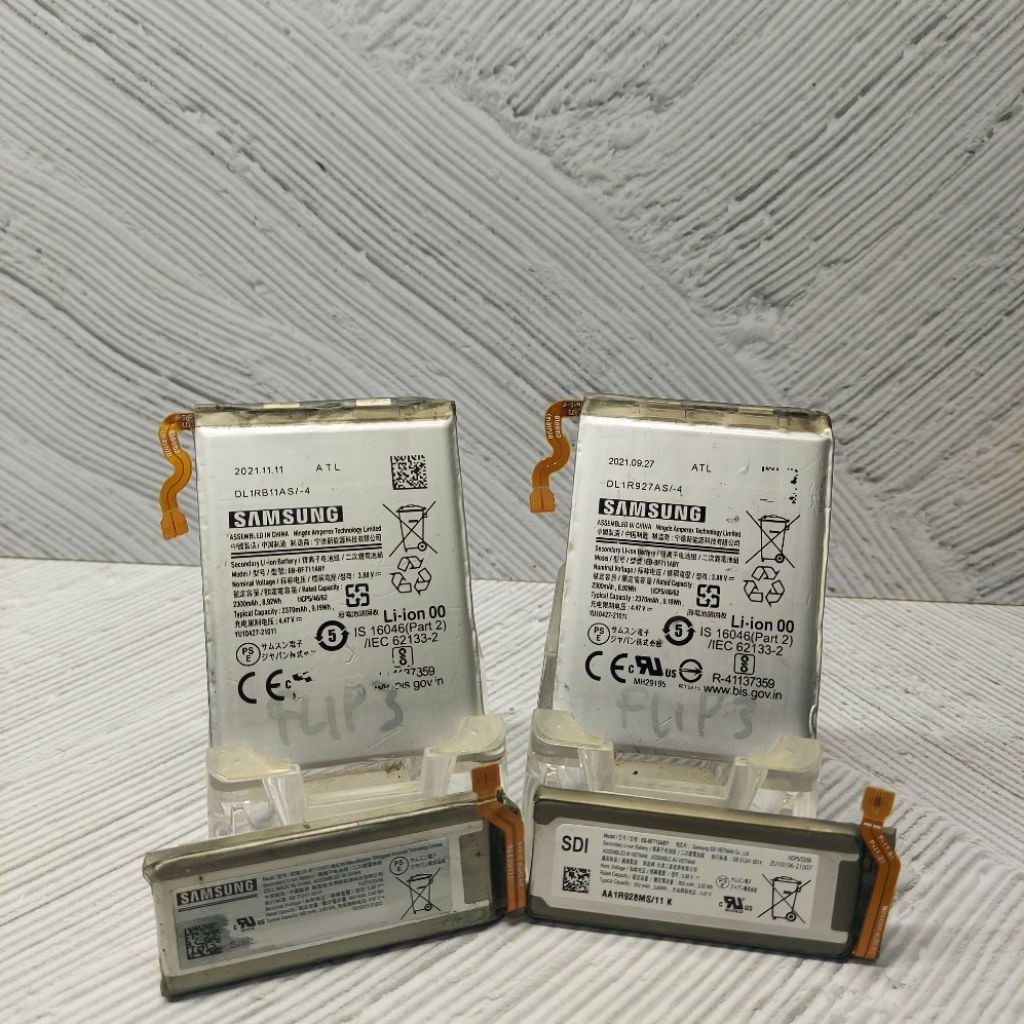 BATERAI BATTERY BATRE SAMSUNG Z FLIP 3 (SM-F711) ORIGINAL BEKAS COPOTAN EB-BF711ABY EB-BF712ABY