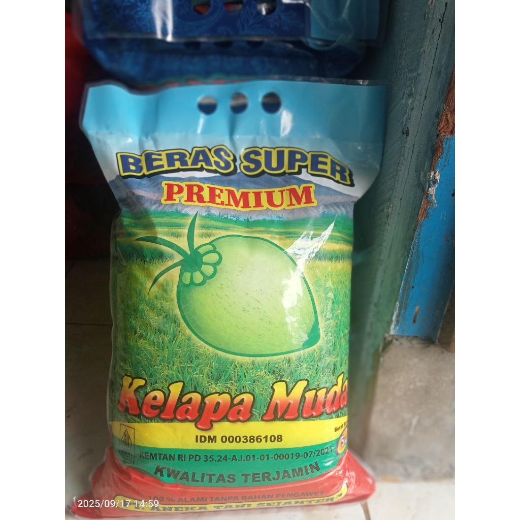Beras Kelapa Muda Premium kemasan 5kg