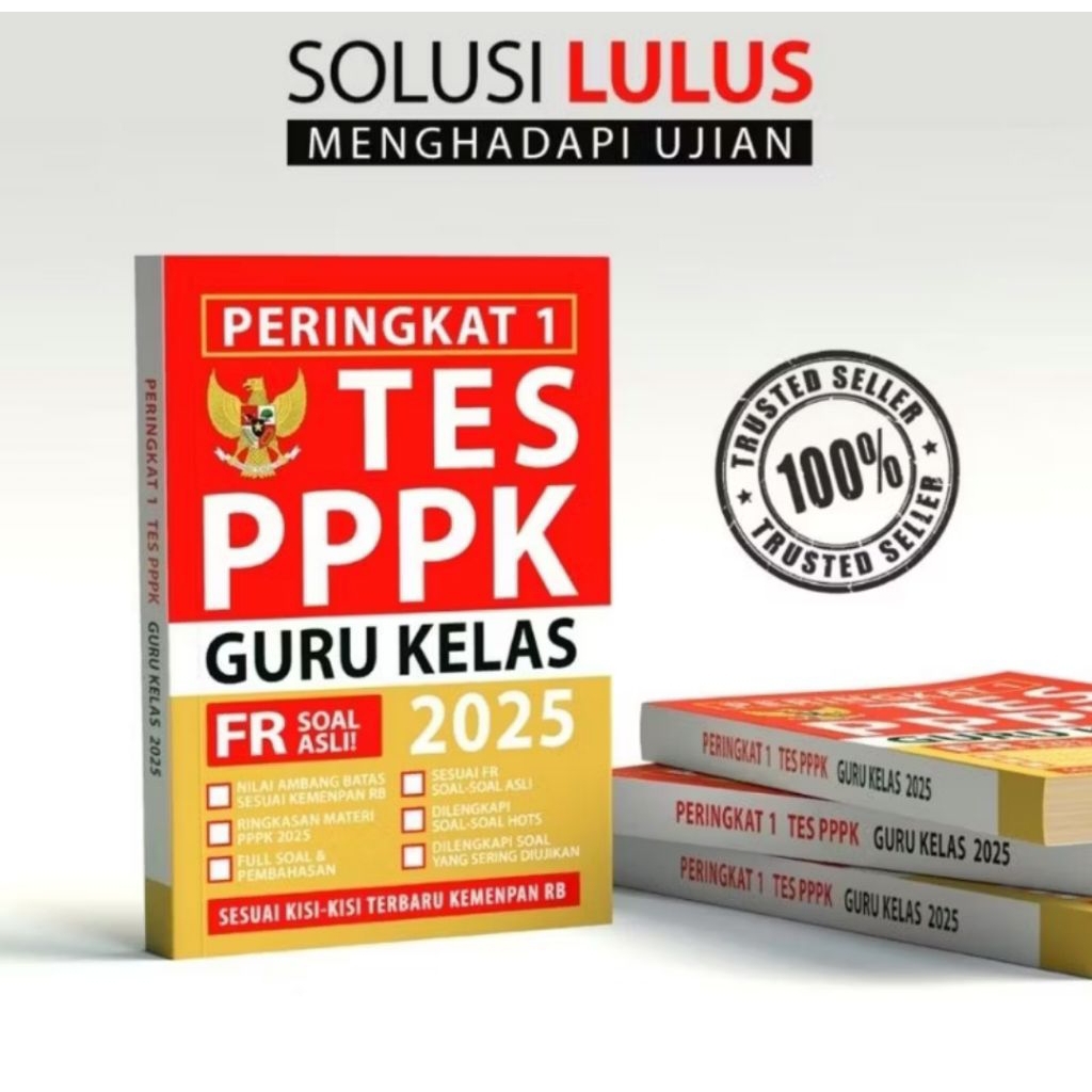 Terbaru Buku PPPK Guru PERINGKAT 1 TES PPPK GURU KELAS - BUKU PPPK GURU KELAS 2025-2026