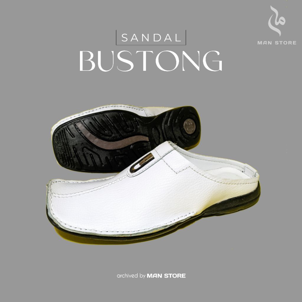 Sepatu Sandal Bustong Kulit Pria Produk Cibaduyut (Formal/Informal)