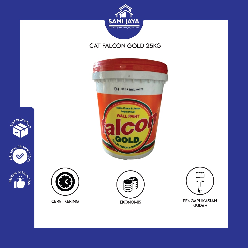 Cat Dinding Falcon Gold 25kg || Cat Dinding || Cat Murah || Falcon cat falcon
