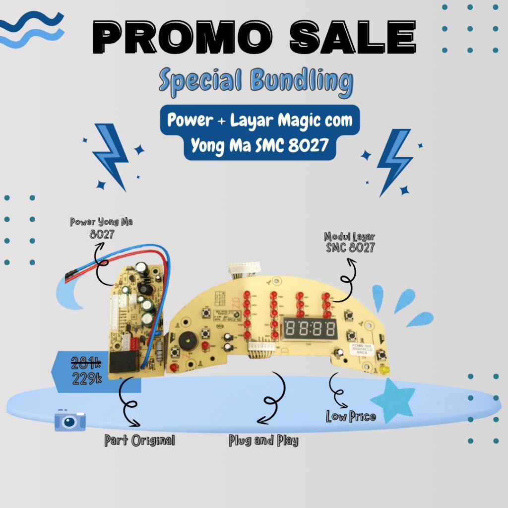 Modul Power dan Modul Layar Magic com Yong Ma SMC 8027