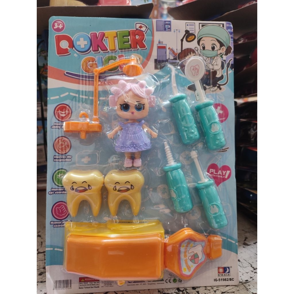 Boneka LOL dokter set PP