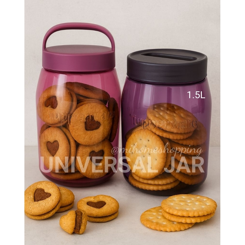 Tupperware Universal Jar/Drinking Jar toples kue tempat minum