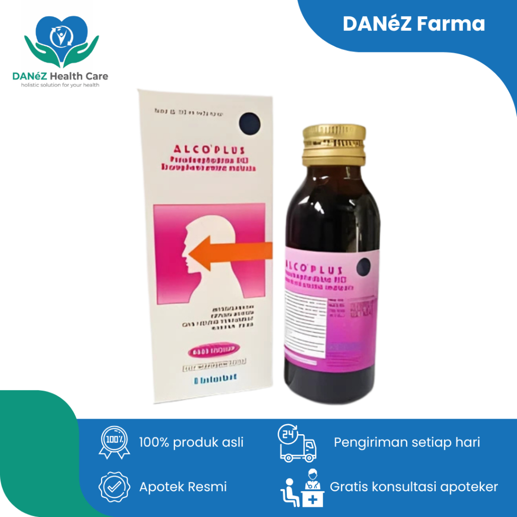 ALCO PLUS 100ML SIRUP OBAT BATUK DAN FLU UNTUK ANAK DAN DEWASA