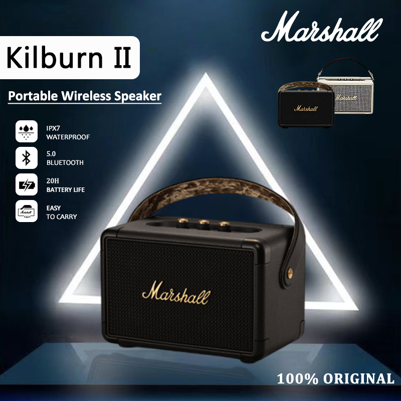 Arrive next day 100 Original Marshall Kilburn II Speaker Portable /Marshall Speaker Wireless Bluetoo