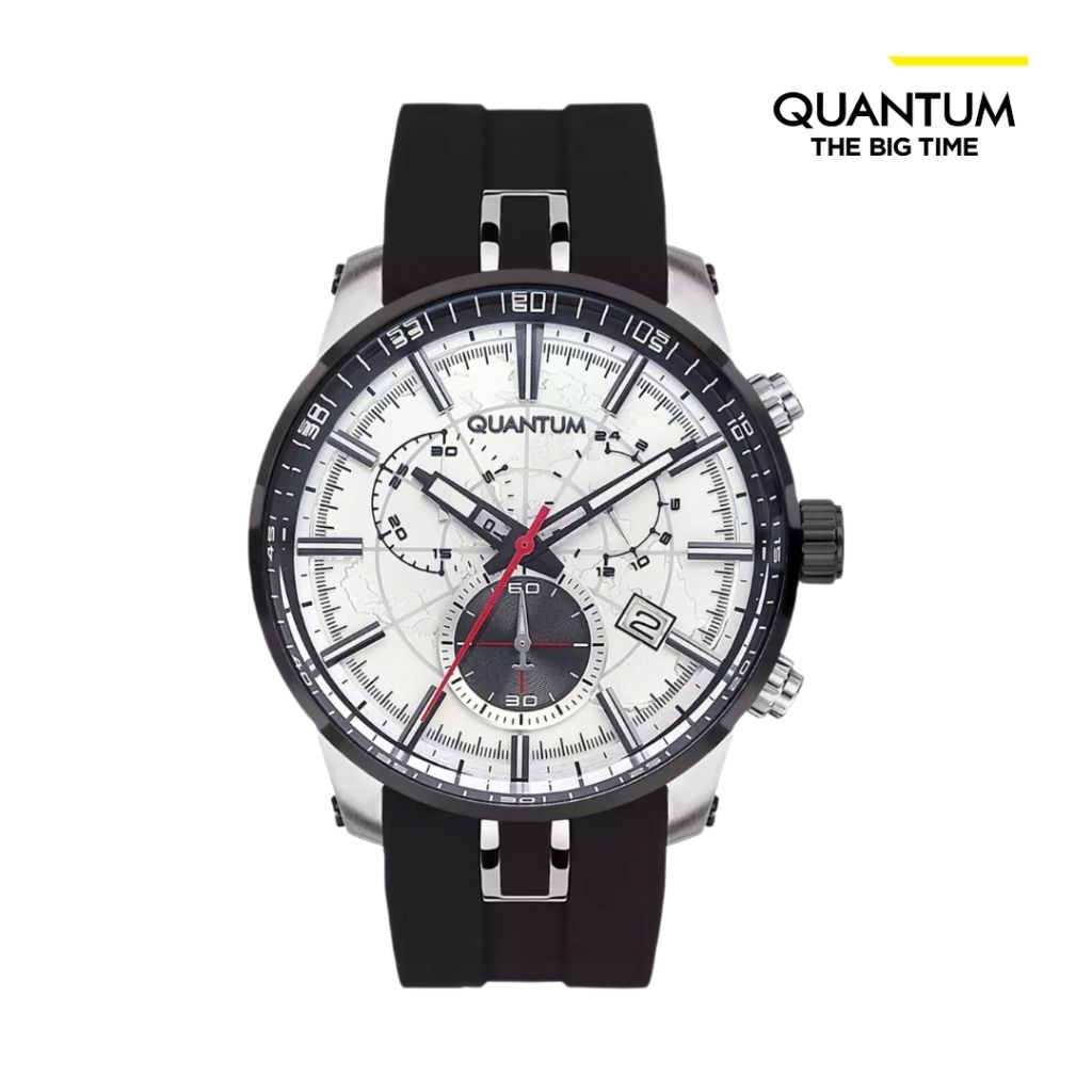 Jam Tangan Pria QUANTUM PWG560.331 Chronograph Rubber Strap